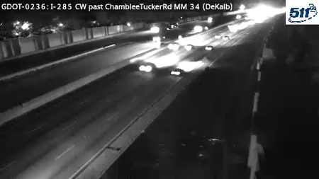 I-285 CW past ChambleeTuckerRd MM 34 live camera view
