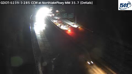 I-285 CCW at NorthlakePkwy MM 35.7 live camera view
