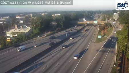 I-20 W at US29 MM 55.8 live camera view
