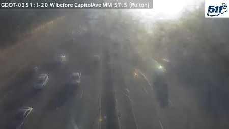 I-20 W before CapitolAve MM 57.5 live camera view