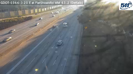 I-20 E at FlatShoalsRd MM 63.2 live camera view