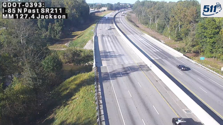 I-85 N past SR211 MM 127.4 live camera view