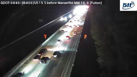 SR400/US19 S before MansellRd MM 16.9 live camera view