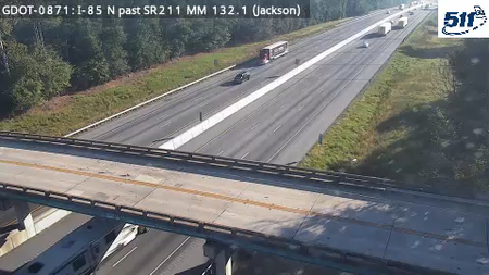 I-85 N past SR211 MM 132.1 live camera view