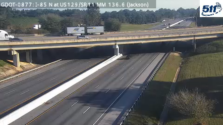 I-85 N at US129/SR11 MM 136.6 live camera view