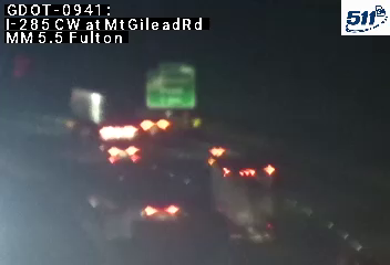 I-285 CW at MtGileadRd MM 5.5 live camera view