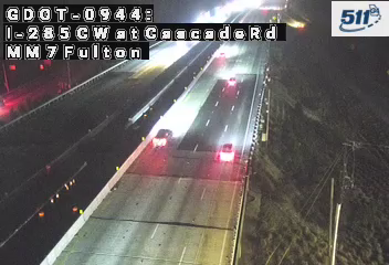 I-285 CW at CascadeRd MM 7 live camera view