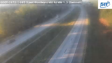 I-985 S past WoodwardMillRd MM 1.4 live camera view