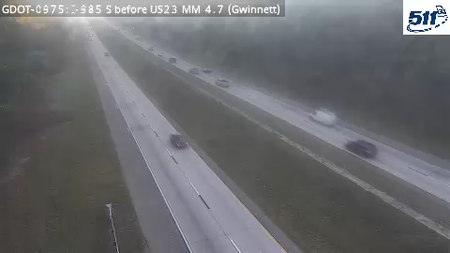 I-985 S before US23 MM 4.7 live camera view