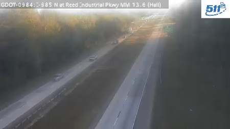I-985 N at ReedIndustrialPkwy MM 11.7 live camera view