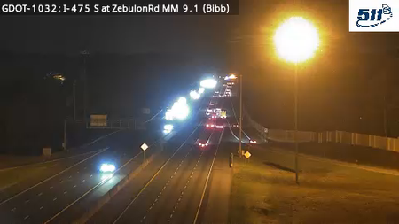 I-475 S at ZebulonRd MM 9.1 live camera view