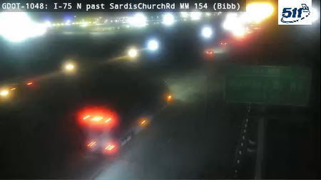 I-75 N past SardisChurchRd MM 154 live camera view