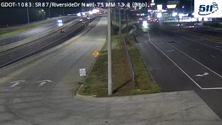 SR87/RiversideDr N at I-75 MM 13.3 live camera view