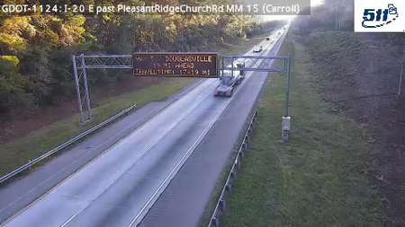 I-20 E past PleaSSPtRidgeChurchRd MM 15 live camera view