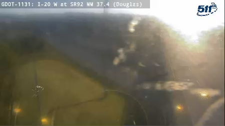 I-20 W at SR92 MM 37.4 live camera view