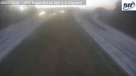 I-675 N past SR138 MM 1.6 live camera view
