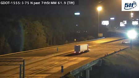 I-75 N past 7thSt MM 61.9 live camera view