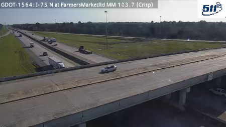 I-75 N at FarmersMarketRd MM 103.7 live camera view