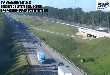 I-85 N past I-985 MM 113.2 live camera view