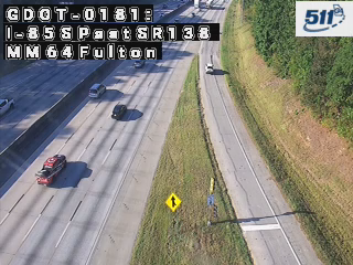 I-85 S past SR138 MM 64 live camera view