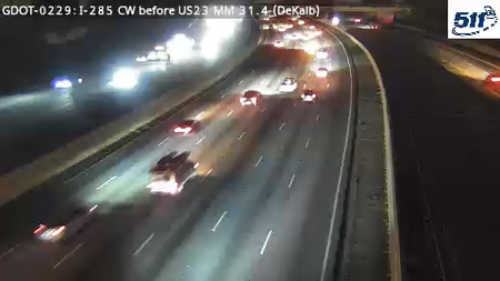 I-285 CW before US23 MM 31.4 live camera view