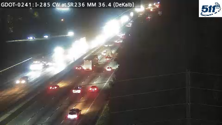 I-285 CW at SR236 MM 36.4 live camera view