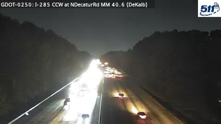 I-285 CCW at NDecaturRd MM 40.6 live camera view