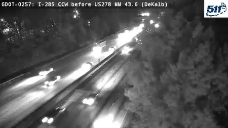 I-285 CCW before US278 MM 43.6 live camera view