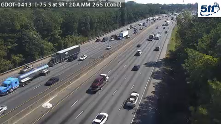 I-75 S at SR120A MM 265 live camera view