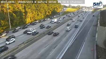 SR400/US19 N before SR140 MM 14.6 live camera view