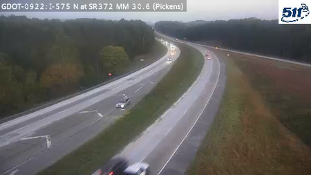 I-575 N at SR372 MM 30.6 live camera view