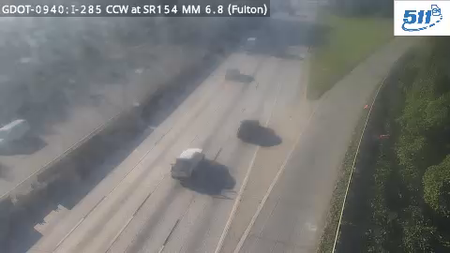 I-285 CCW at SR154 MM 4.8 live camera view