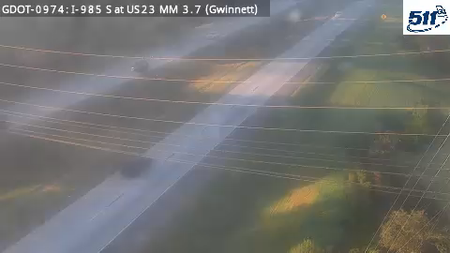 I-985 S at US23 MM 3.7 live camera view