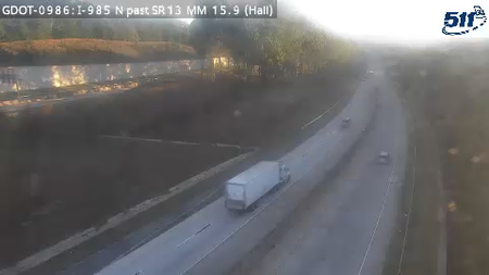 I-985 N past SR13 MM 15.9 live camera view