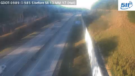 I-985 S before SR13 MM 17.1 live camera view