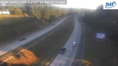 I-985 N after SR11/US129 MM 21.6 live camera view