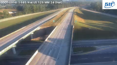 I-985 S at US129 MM 24.2 live camera view