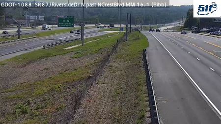 SR87/RiversideDr N past NCrestBlvd MM 16.1 live camera view