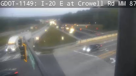 I-20 E at AlmonRd MM 87.6 live camera view