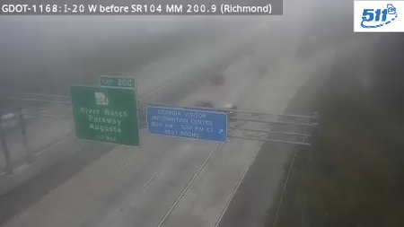 I-20 W before SR104 MM 200.5 live camera view
