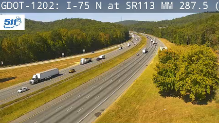 I-75 N at SR113 MM 288 live camera view
