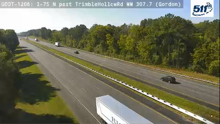 I-75 N past TrimbleHollowRd MM 307.7 live camera view