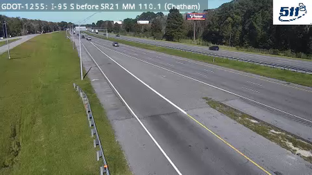 I-95 S before SR21 MM 110.1 live camera view