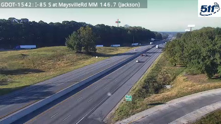 I-85 S at MaysvilleRd MM 146.7 live camera view