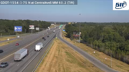 I-75 N at CentralAveS MM 60.2 live camera view