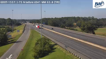 I-75 N before US 41 MM 63.8 live camera view