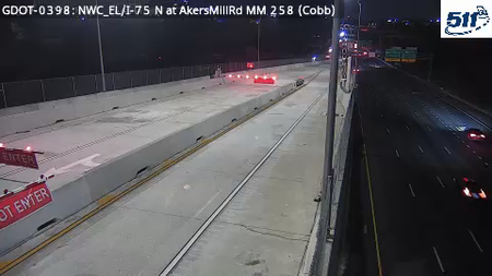 I-75 N at AkersMillRd MM 258 live camera view