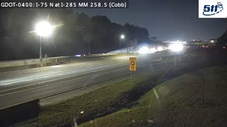 I-75 N at I-285 MM 258.5 live camera view