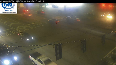 CLAY-024_124023: SR 3/Tara Blvd at Battle Creek Rd (CLAYTON) live camera view