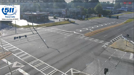 CLAY-139_093053: SR 85 at Atlanta South Pkwy (CLAYTON) live camera view
